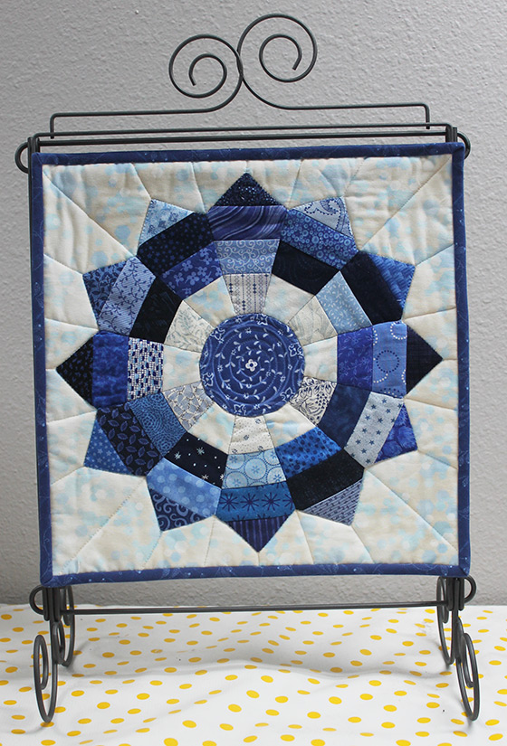 Piccadilly Circus Mini Quilt Blue Room Project 1 Notions The