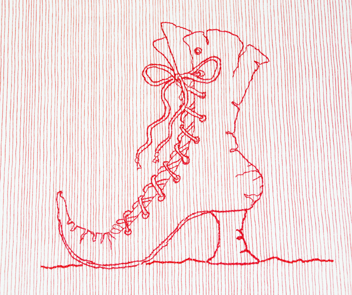 Download Which Witch's Boot Embroidery by Susan - Notions - The Connecting Threads Staff Blog
