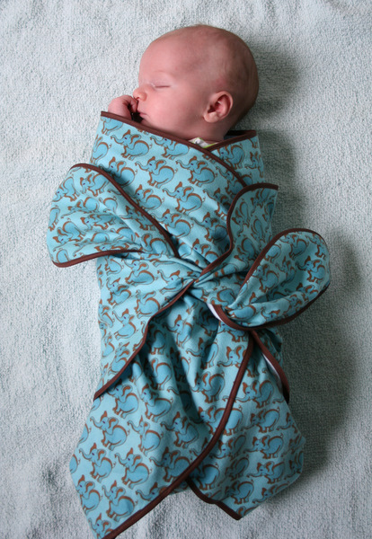 tie swaddle blanket